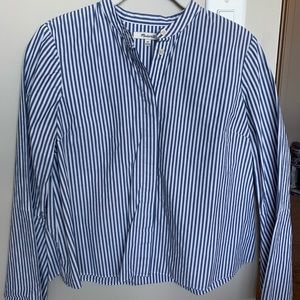 Madewell Striped button down Top